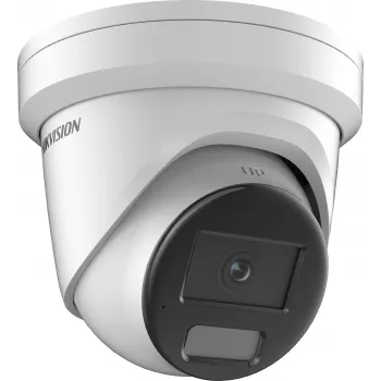 Hikvision DS-2CD2346G2H-IU(2.8MM)(EF)/PL DarkFighter AcuSense 4MP IP kupolinė kamera, 2.8mm, įmontuotas mikrofonas, PoE