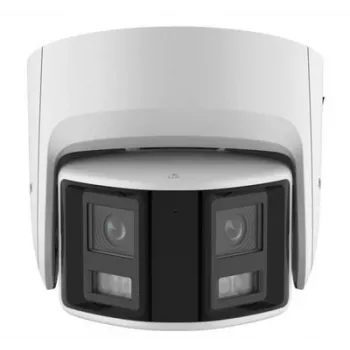 Hikvision DS-2CD2346G2P-ISU/SL 4 MP AcuSense kupolinė tinklo kamera su blykste ir garso signalu, 2,8 mm objektyvas, IP67, PoE