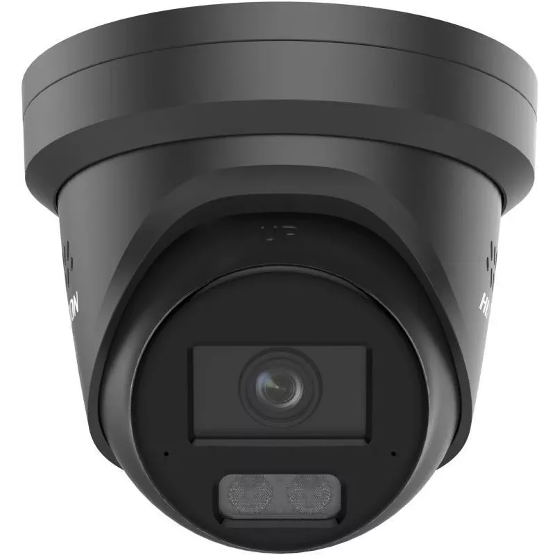 Hikvision DS-2CD2347G3-LIS2UY/SL 2.8mm Black 4MP ColorVu Turret IP Camera with AcuSense