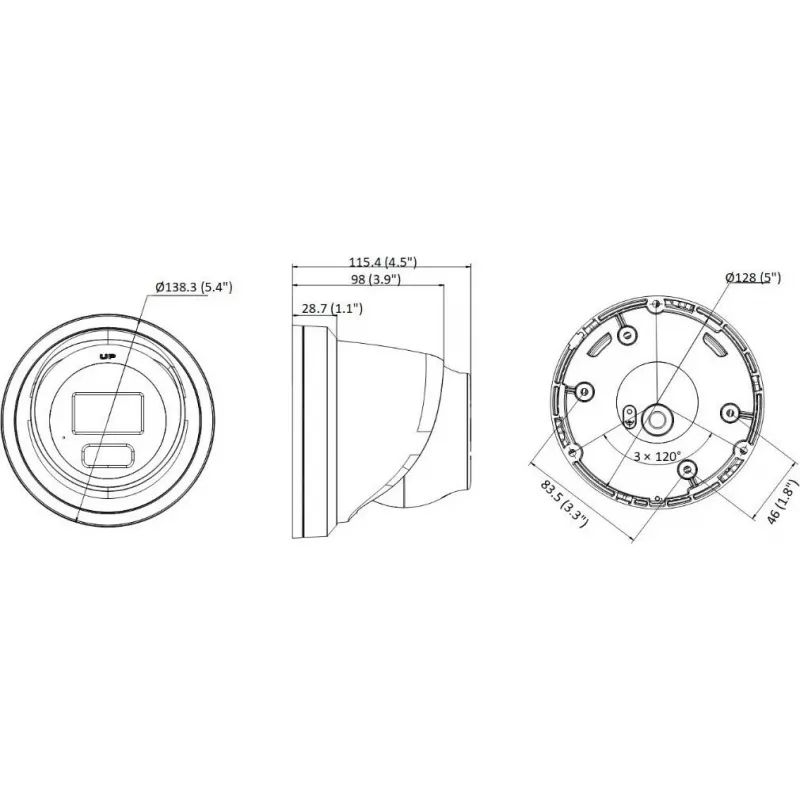 Hikvision DS-2CD2367G3-LIS2UY/SL 2.8mm 6MP Lauko Tinklo Bokštelio Kamera su AcuSense, Dvipusis Garsas ir Balta Šviesa