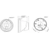 Hikvision DS-2CD2367G3-LIS2UY/SL 2.8mm 6MP Lauko Tinklo Bokštelio Kamera su AcuSense, Dvipusis Garsas ir Balta Šviesa
