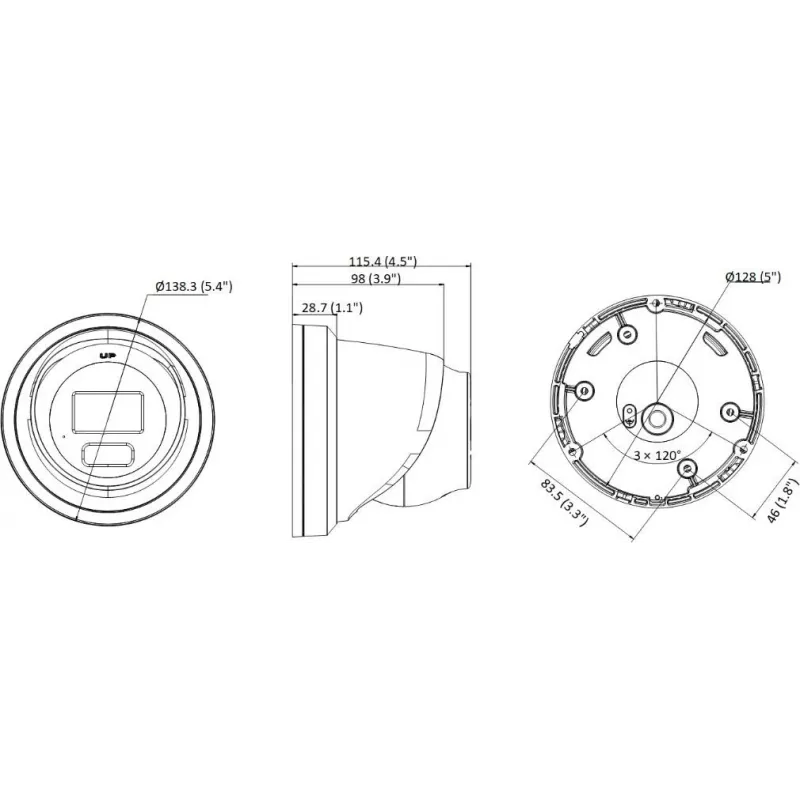 Hikvision DS-2CD2367G3-LIS2UY/SL 2.8mm 6MP Lauko Tinklo Bokštelio Kamera su AcuSense, Dvipusis Garsas ir Balta Šviesa