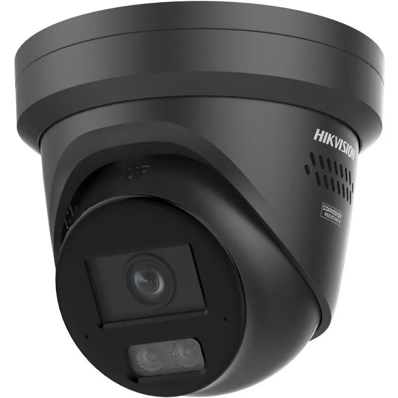 Hikvision DS-2CD2367G3-LIS2UY/SRB 6MP AcuSense kupolinė tinklo kamera, 2.8mm, juoda