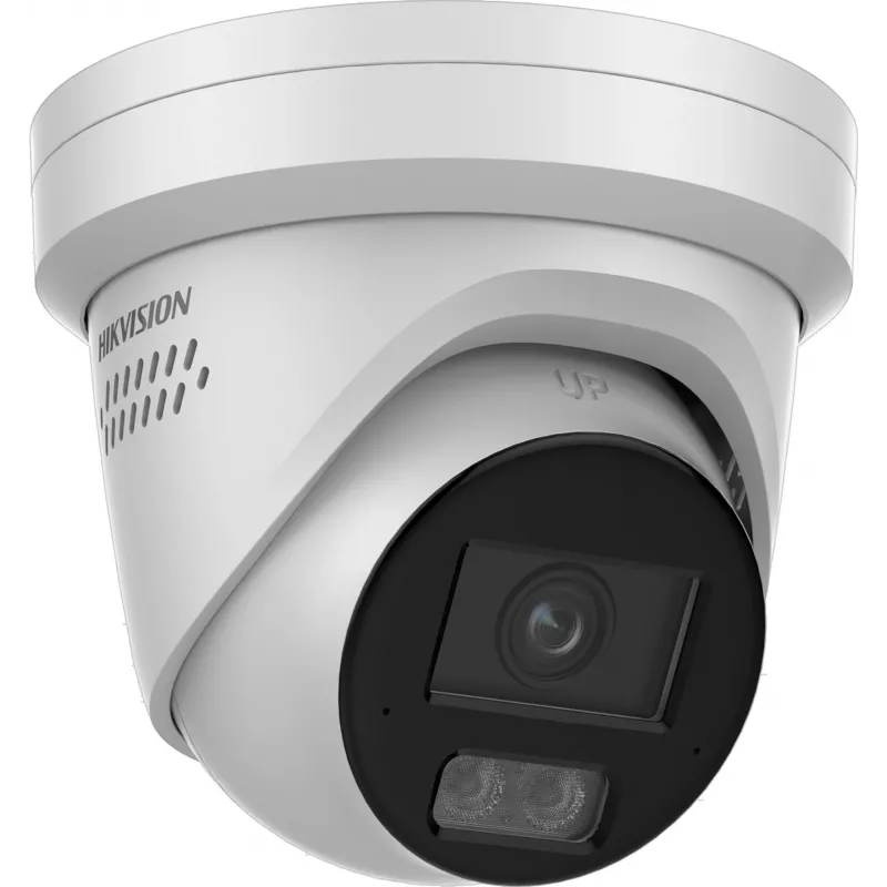 Hikvision DS-2CD2387G3-LIS2UY/SRB 8MP lauko tinklo kupolinė kamera su AcuSense, 2.8 mm objektyvu, dvipusiu garsu, IP67, PoE