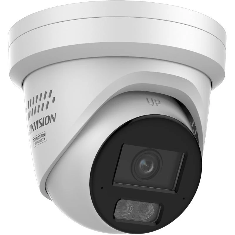 Hikvision DS-2CD2387G3-LIS2UY/SRB 8MP lauko tinklo kupolinė kamera su AcuSense, 2.8 mm objektyvu, dvipusiu garsu, IP67, PoE