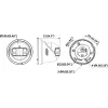 Hikvision DS-2CD2387G3P-LIS2UY/SL 8MP kupolinė IP kamera, 180° panoraminė, AcuSense, PoE, IP67