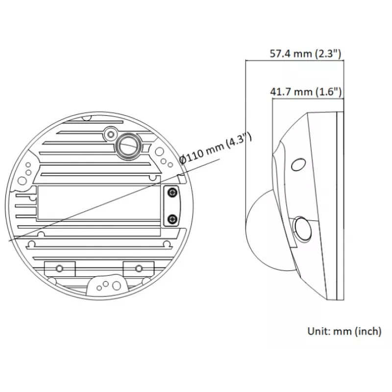 Hikvision DS-2CD2543G2-IWS 4MP AcuSense Wi-Fi IR kupolinė kamera (2,8 mm)