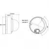 Hikvision DS-2CD2743G2-LIZS2U 4MP AcuSense motorizuota varifokalinė kupolinė IP kamera, 2,8-12 mm, juoda, PoE/12VDC
