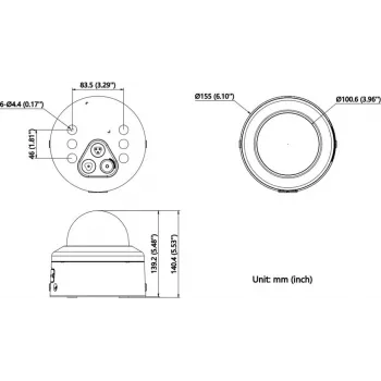 Hikvision DS-2CD2766G3-IPTRZSY (2.8-12mm) juoda 6MP AcuSense IP bullet kamera, H.265+, PoE, 40m IR, IP67/IK10