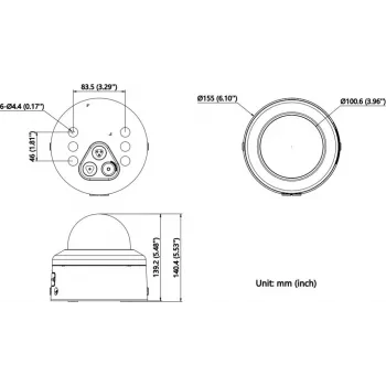 Hikvision DS-2CD2786G3-IPTRZSY(2.8-12mm)JUODA 8MP AcuSense IP kamera