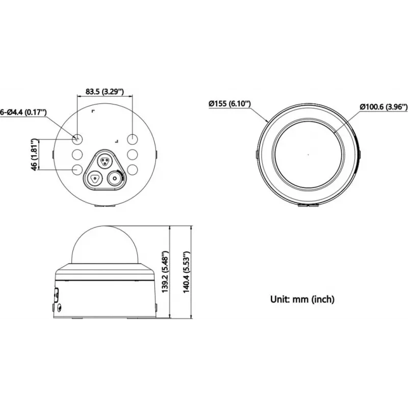 Hikvision DS-2CD2786G3-IPTRZSY(2.8-12mm)JUODA 8MP AcuSense IP kamera