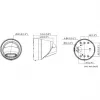 Hikvision DS-2CD2H46G2-IZS(2.8-12mm)(C)(Juoda) 4MP AcuSense Motorizuota Varifokalinė IP Kupolinė Kamera
