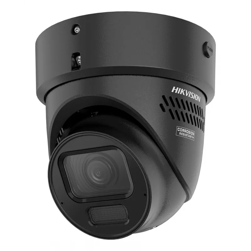 Hikvision DS-2CD2H67G3-LIZS2UY/SL(2.8-12mm)BLK 6MP kupolinė IP kamera su AcuSense, motorizuotu objektyvu, PoE