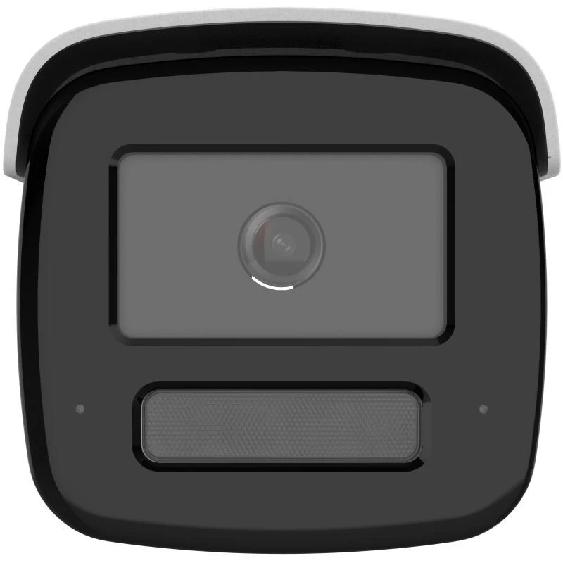 Hikvision DS-2CD2T87G3-LIS2UY/SL 8MP ColorVu AcuSense IP bullet kamera, 4mm fiksuotas objektyvas, 24/7 pilna spalva, blykstės šviesa ir garso atgrasymas, IP67, PoE