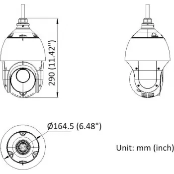 Hikvision DS-2DE4215IWG1-E 2MP IR Network PTZ Dome Camera, 15x Optical Zoom, 100m IR, IP66, PoE+