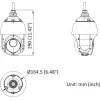 Hikvision DS-2DE4825IWG1-E 8MP 25x PTZ kupolinė IP vaizdo kamera su AcuSense, 100m IR, PoE+