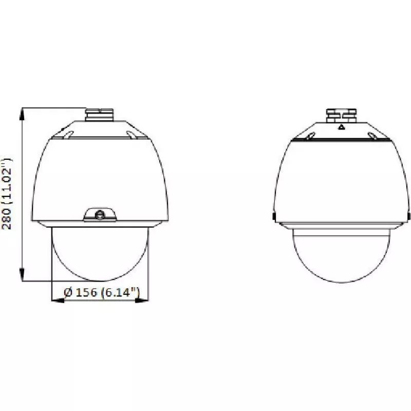 Hikvision DS-2DE5425WG1-E 4 MP 25x tinklo IR PTZ kamera