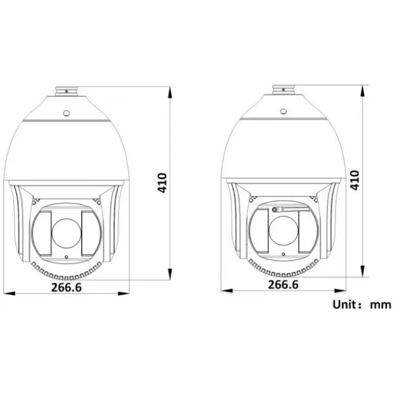 Hikvision DS-2DF8425IX-AELW(T5) 8MP 25x IR tinklo greitaeigė kupolinė kamera su lazeriu, DarkFighterX, 500m lazerio nuotolis