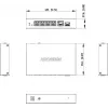 Hikvision DS-3E1506P-EI/M-4P1T1F(O-STD) nevaldomas komutatorius su 4 prievadais PoE+, 1 Gigabit RJ45 ir 1 SFP magistrale