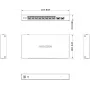 Hikvision DS-3E1510P-EI/M-8P2F 8-Port Gigabit PoE+ Smart Managed Switch su 2 SFP prievadais