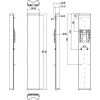 Hikvision DS-3WF5000A-120 5GHz lauko belaidis tiltas, 300 Mbps, 12 dBi antena, IP65