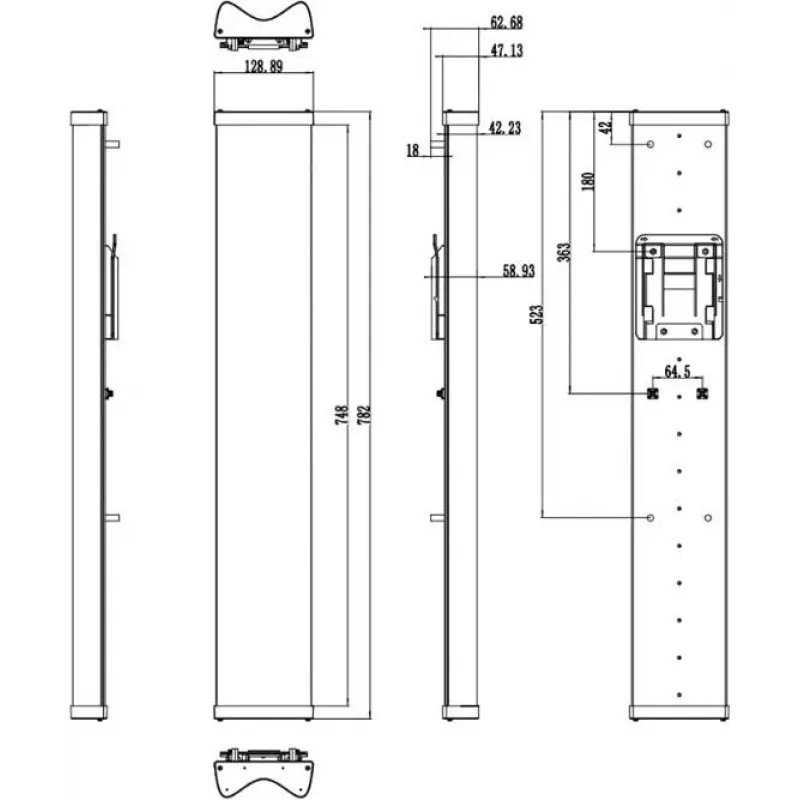 Hikvision DS-3WF5000A-120 5GHz lauko belaidis tiltas, 300 Mbps, 12 dBi antena, IP65