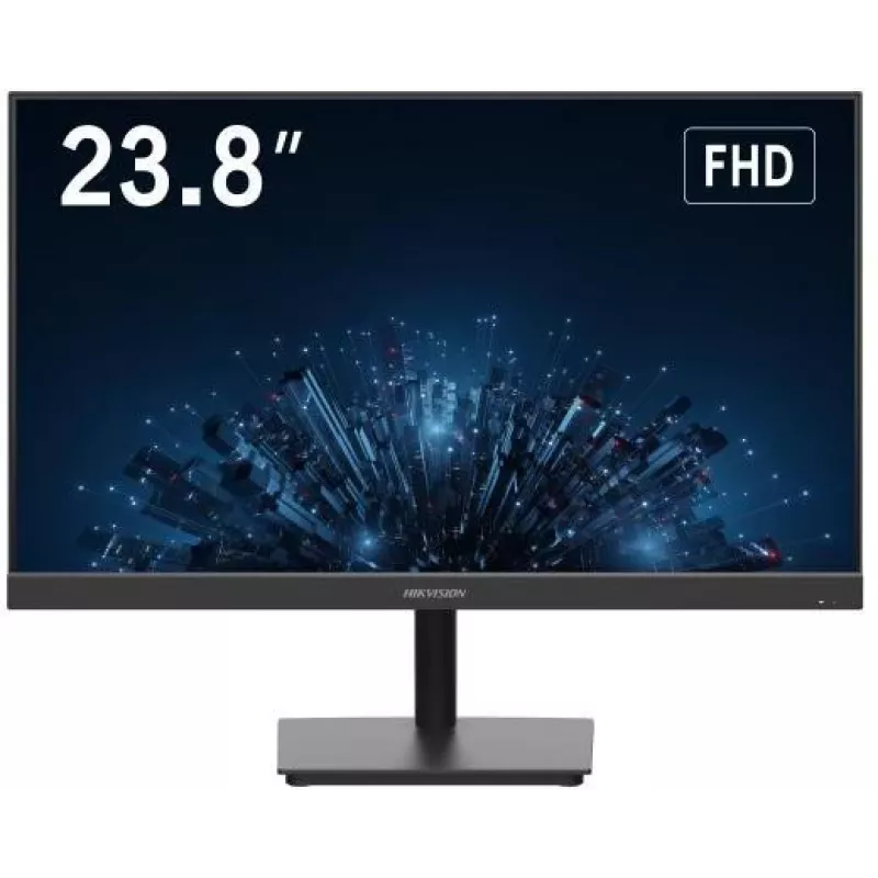Hikvision DS-D5224F2-1V1S/B 23.8 colio Full HD VA monitorius su HDMI, VGA, CVBS ir garsiakalbiais