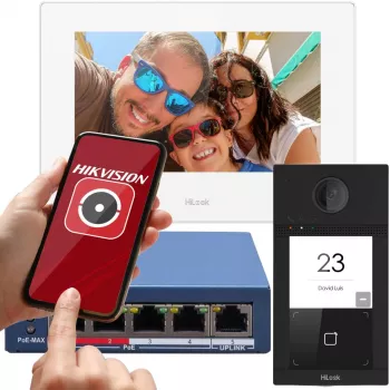 Hikvision Hilook IP vaizdo domofono rinkinys IP-VIS-Pro-W