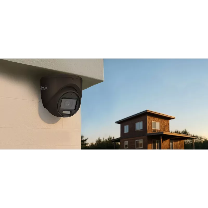 Hikvision Hilook TVI-T8M-20DL 8MP 4-in-1 kupolinė kamera, juoda, 2,8 mm
