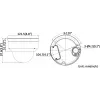 Hikvision iDS-2CD7D87G0-XS 8MP lauko tinklo kupolinė kamera su 2,8-12 mm motorizuotu varifokaliniu objektyvu, 4K, 140dB WDR, IP67, IK10, DarkFighter, išmaniuoju aptikimu, PoE