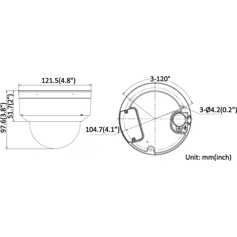 Hikvision iDS-2CD7D87G0-XS 8MP lauko tinklo kupolinė kamera su 2,8-12 mm motorizuotu varifokaliniu objektyvu, 4K, 140dB WDR, IP67, IK10, DarkFighter, išmaniuoju aptikimu, PoE
