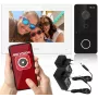 HILOOK IP Video Doorbell Kit (IP-VIS-SLIM-W) - 2MP lauko stotelė + 7 colių vidaus stotelė, Wi-Fi, PoE