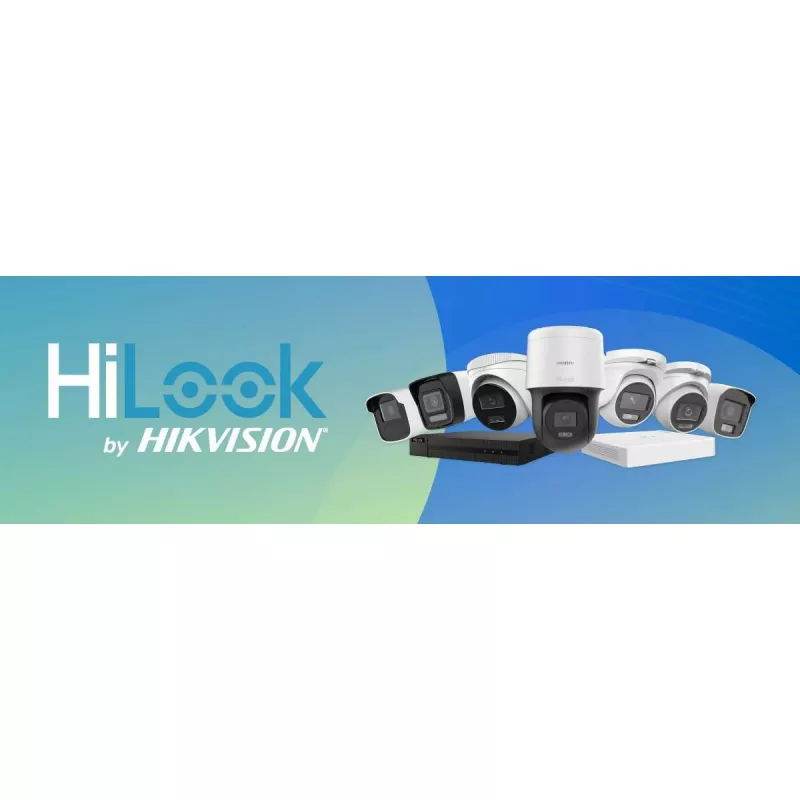 Hilook IPC-D140HA-LUC 4MP lauko tinklo kupolinė kamera su naktiniu matymu ir įmontuotu mikrofonu