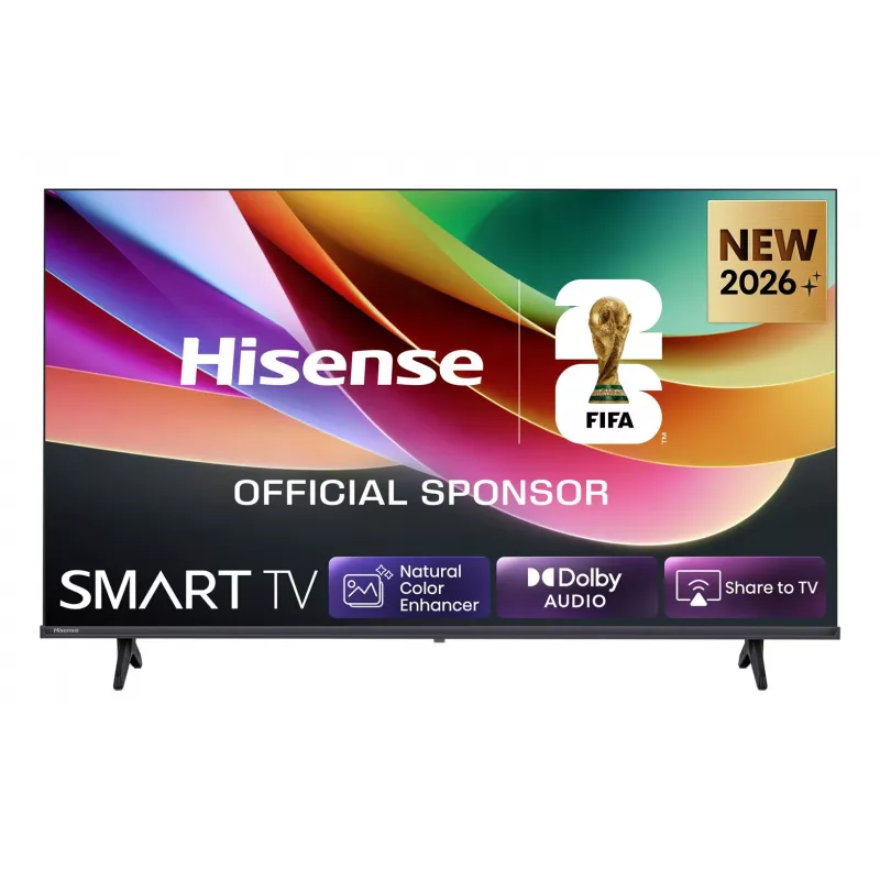 Hisense 40A4S 101.6 cm (40 colių) Full HD Smart TV Wi-Fi Juoda 200 cd/m²