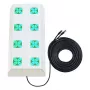 HISMART 5G / LTE / CBRS 2x2 MIMO antena, 1.7-3.8 GHz, 2x 18 dBi