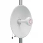 HISMART 5G/LTE/CBRS 2x2 MIMO kryptinė panelinė antena, 1.7–4.2 GHz, 17+19 dBi, N-Type Female, IP67
