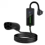 HISMART nešiojamas EV įkroviklis, skirtas Tesla NACS - Schuko (220V), 8-16A, 3,5kW, 1 fazė, 5m