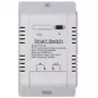 HISMART TUYA Smart 1 kanalo jungiklis su išoriniu temperatūros jutikliu, Wi-Fi ir RF, 16A, AC 85-250V