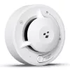 HISMART TV993451 Smart Wi-Fi fotoelektrinis dūmų detektorius su Tuya programėlės valdymu, baltas