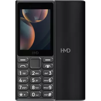 HMD 105 4G, viena SIM kortelė, juoda