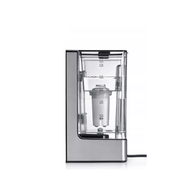 HNC HWS 8731 elektrinis virdulys su temperatūros reguliavimu, 1,7 L, 2200 W, stiklas ir nerūdijantis plienas, palaikymas šiltai, mėlynas LED, 360° pagrindas