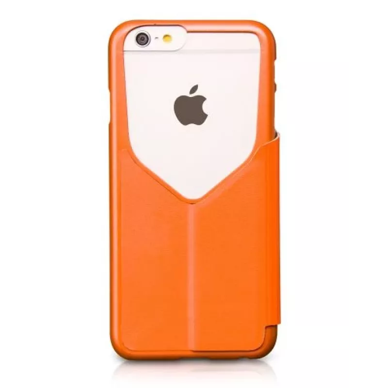 Hoco Apple iPhone 6 In.Design PU Flip Case Wallet Case Orange HI-L063