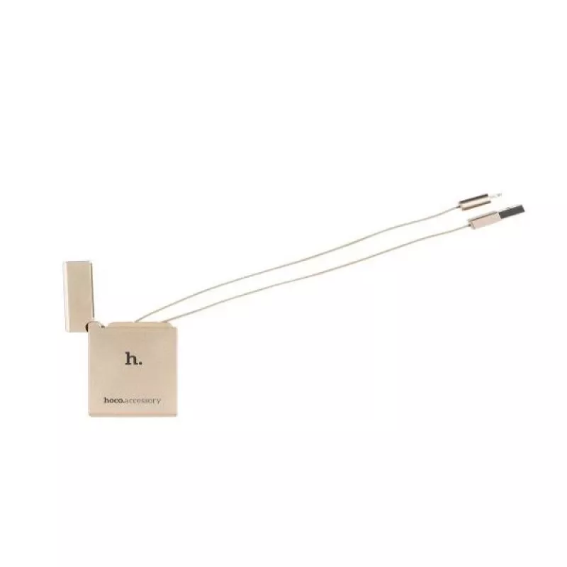 Hoco Apple Lighter UPL17 Gold USB-A – Lightning laidas, 1,2 m