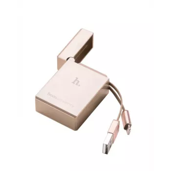 Hoco Apple Lighter UPL17 Gold USB-A – Lightning laidas, 1,2 m