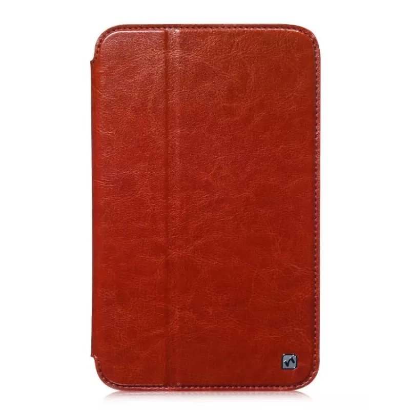 Hoco Crystal Folder Series apsauginis dėklas, skirtas Samsung Galaxy Tab 3 7.0 T210, rudas