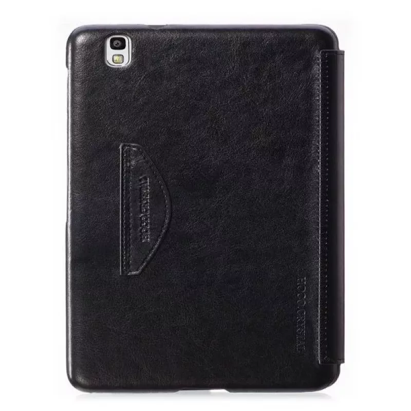 Hoco Galaxy Tab 3 8.0 Crystal Folder Series dėklas su atverčiamu viršeliu, juodas