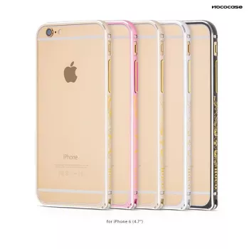 Hoco Good Fortune Bumper Case, skirta Apple iPhone 6/6S - juoda