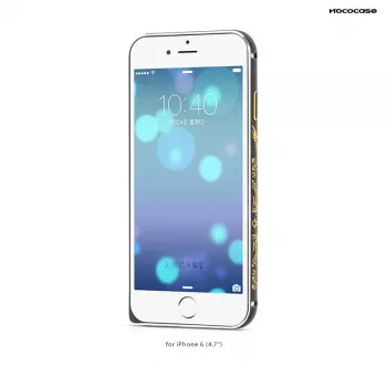 Hoco Good Fortune Bumper Case, skirta Apple iPhone 6/6S - juoda