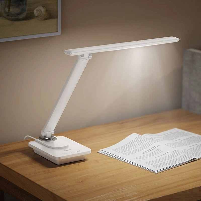 Hoco HX12 Eye Protection Foldable Table Lamp White