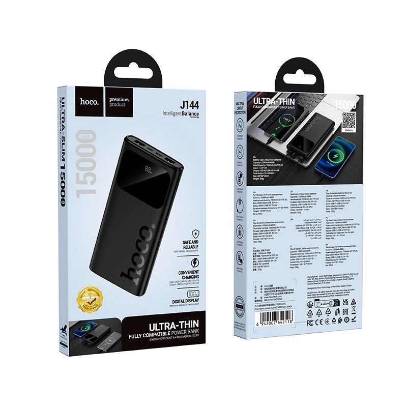 Hoco J144 Hymn Power Bank 15000mAh Juoda